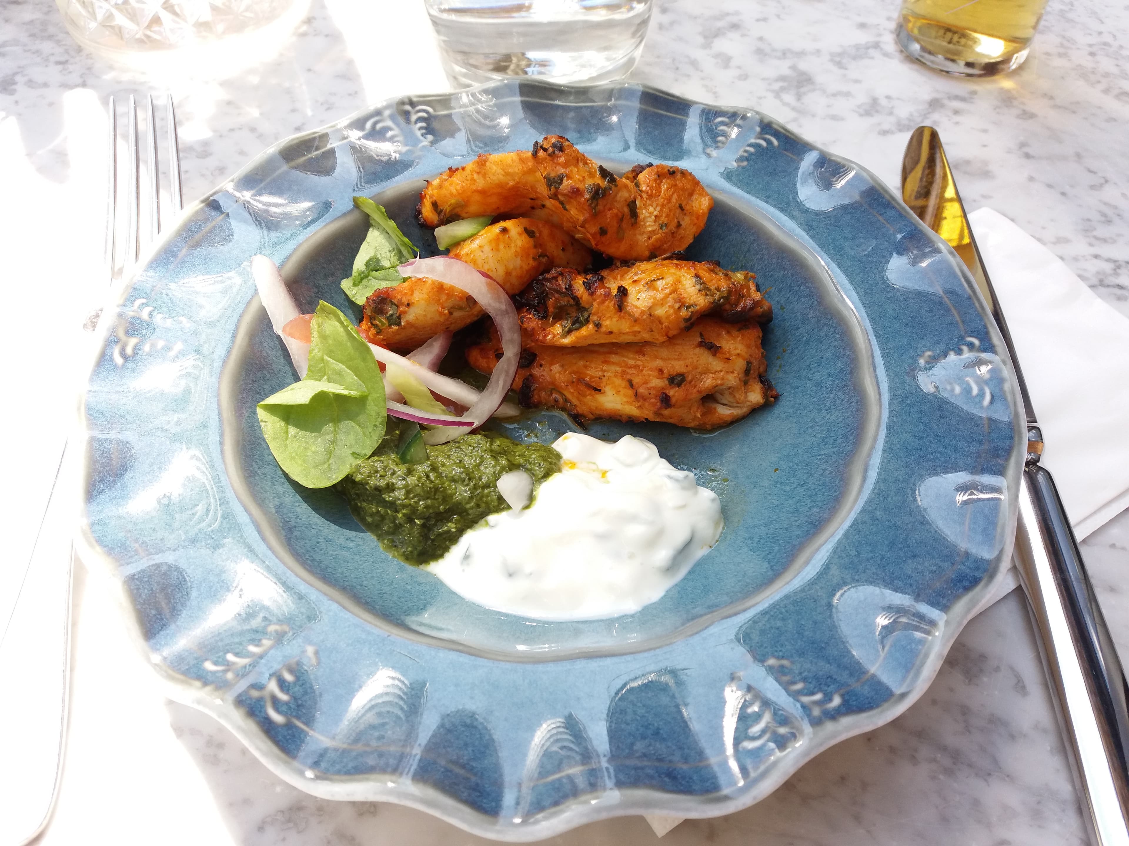 Chicken Tikka at Viraasat Chennai