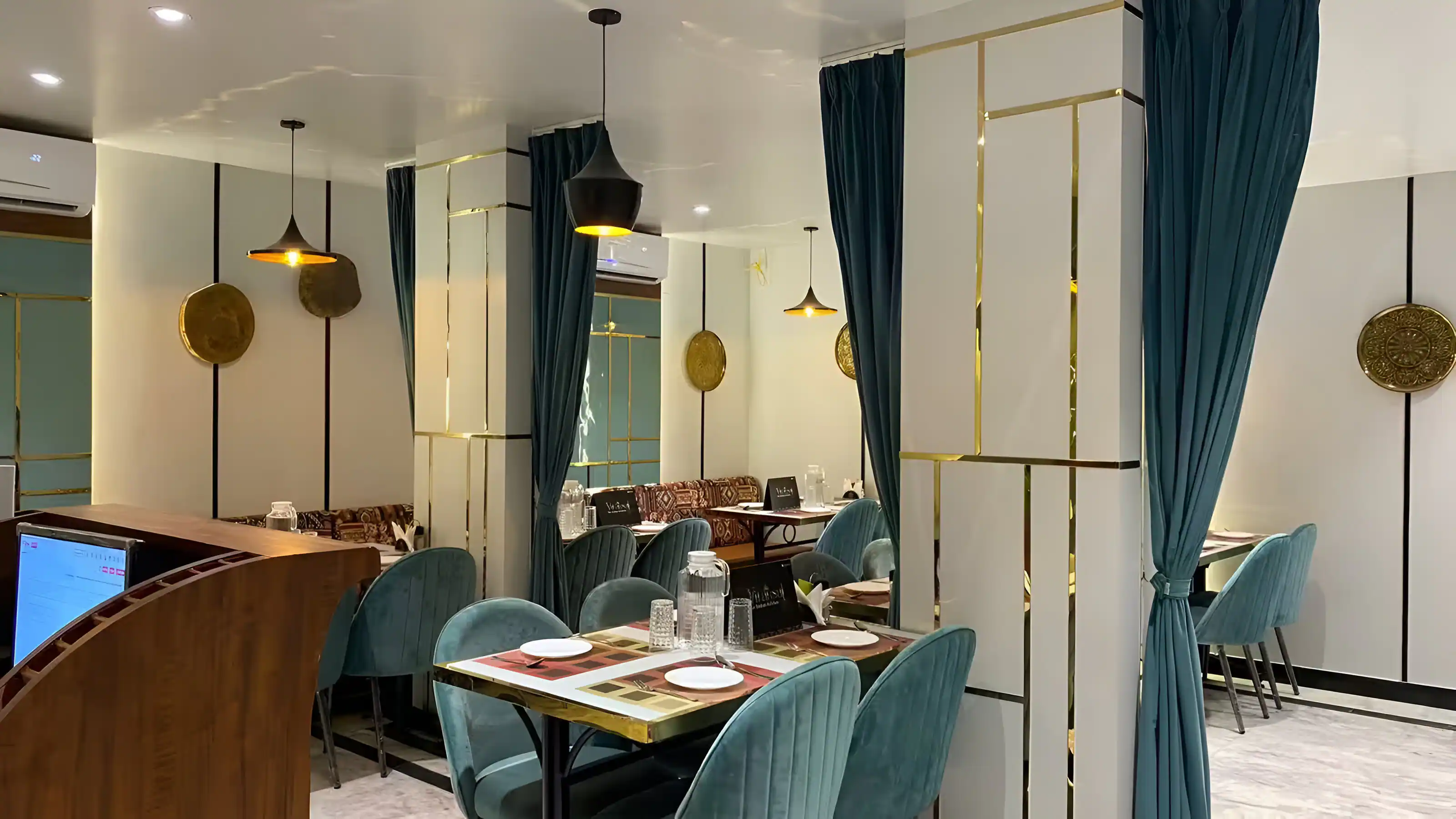 Viraasat full dining hall — wide angle